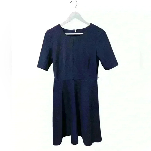 Tommy Hilfiger Short Sleeve Dress, Navy Blue, Size 4 - Picture 1 of 3